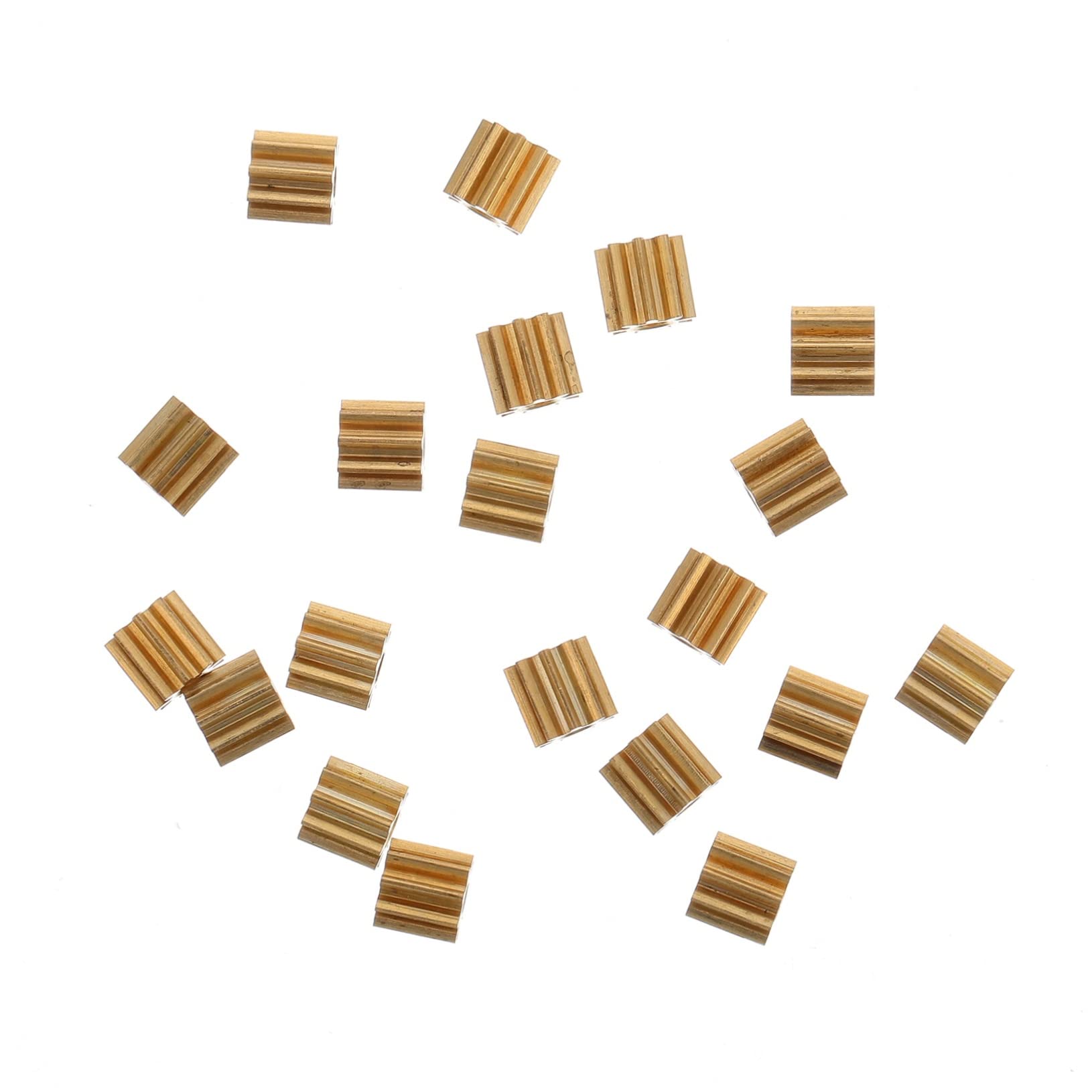 BELLIFFY 20pcs 9 Tooth Dc Motor Pinion Gear for Gear Motor Toy for DIY Projects