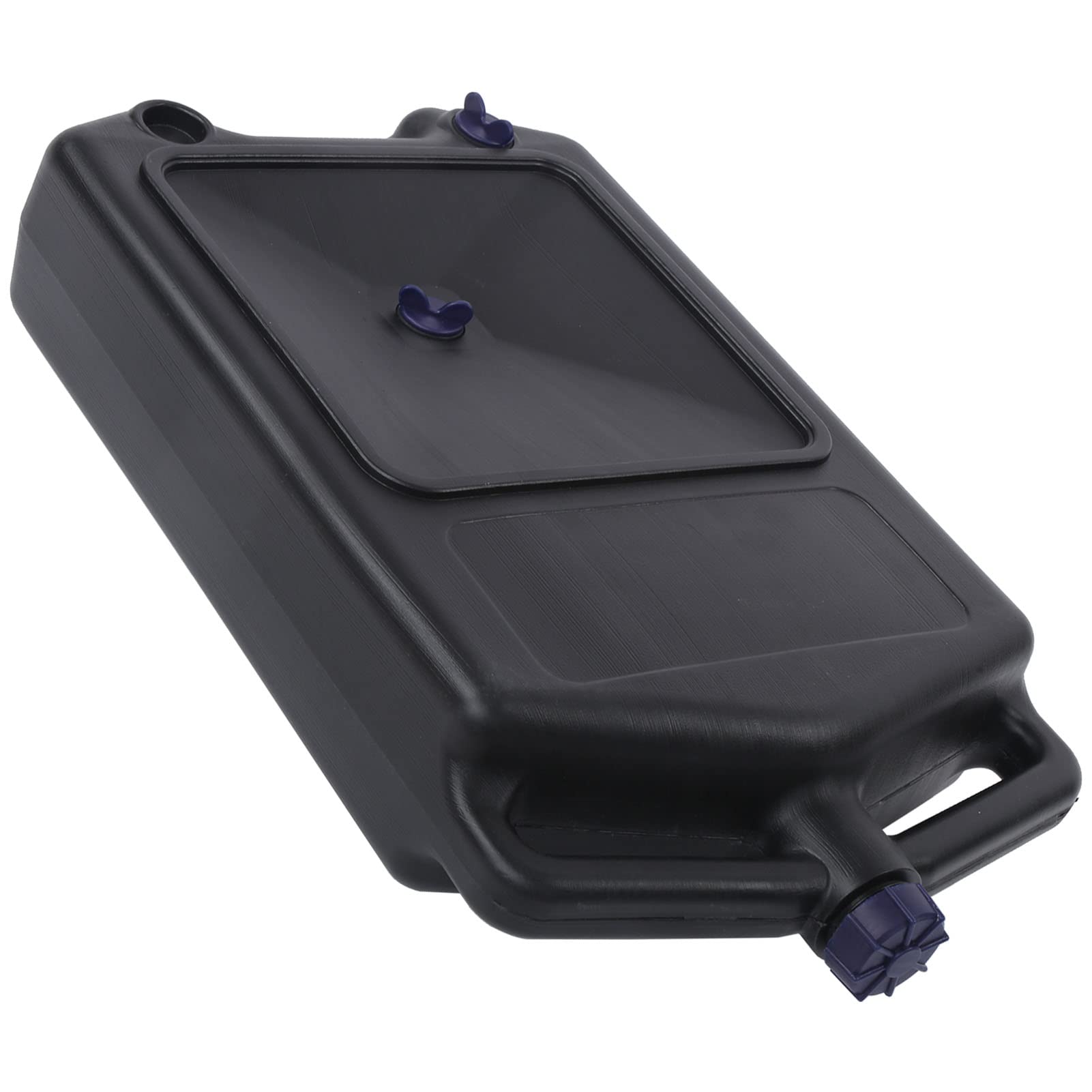 Bewinner Bac de Vidange d'huile de 8 L, Bac de Vidange de Liquide de Refroidissement d'huile étanche de Grande capacité pour Voiture Moto, Surface de Drainage Concave avec 3 Bouchons 'étanchéité,