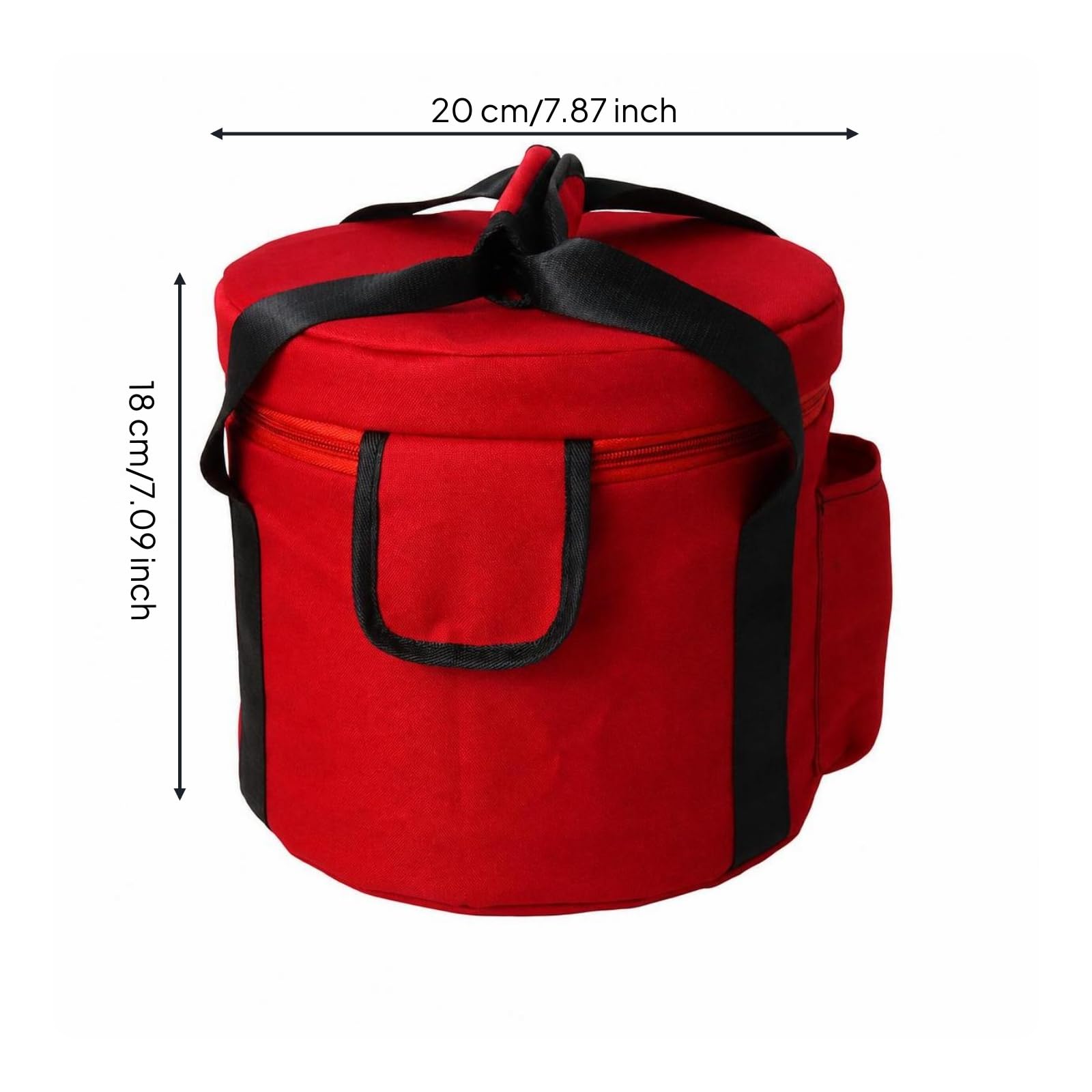 Qianly Bolsa para Cuenco Tibetano Resistente, 7 Pulgadas