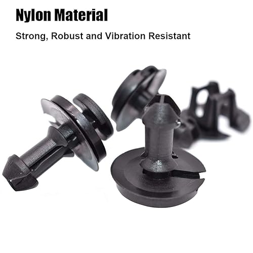 Miniatura 3 de Paquete de 32 clips de retención de deflector de aire delantero y ojales – Presa de aire delantera y clips de parachoques inferior delantero para