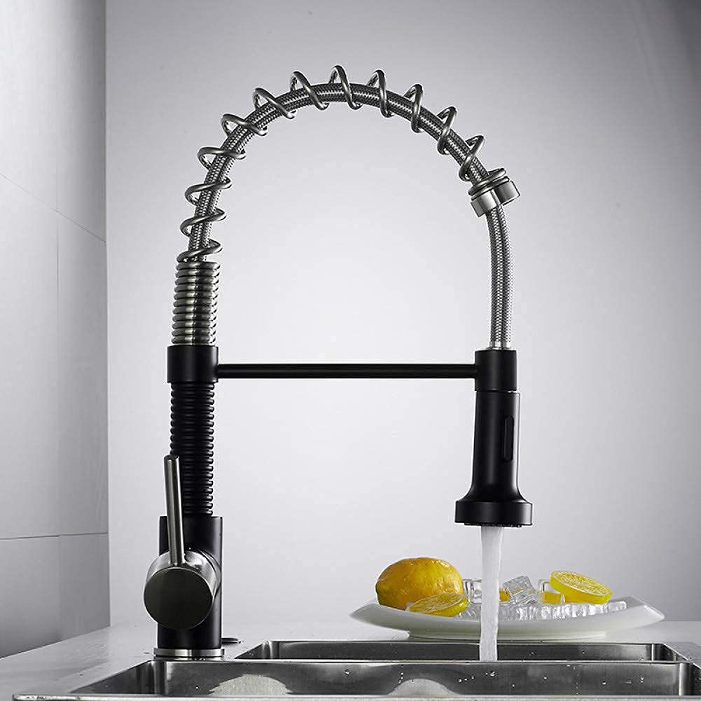Rubinetti da Cucina per lavello ， Rubinetto Girevole a Molla in Ottone Rubinetto per lavello da Cucina Rubinetto per Acqua Calda e Fredda del Bagno Comfortable Anniversary