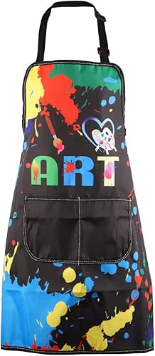 MBMSO Painting Artist Apron with Pockets Artist Painter Gifts Art