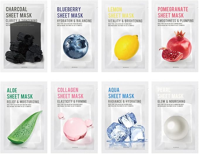 [PACK OF 8] EUNYUL Purity Sheet Mask Pack 8 Types Korean Skincare