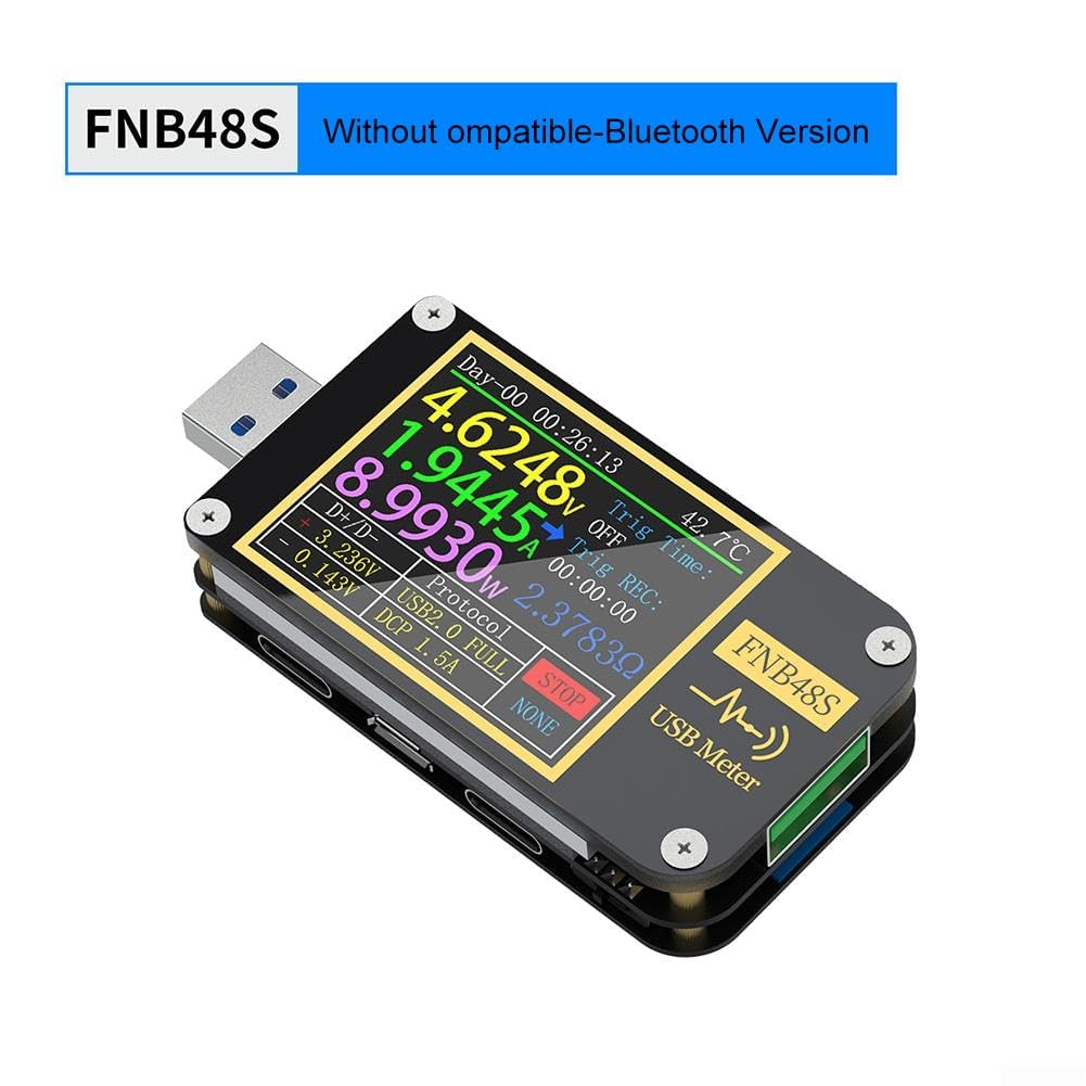 USB C Tester FNB48S 1.77 Zoll für hd Farbdisplay USB C Tester(without)