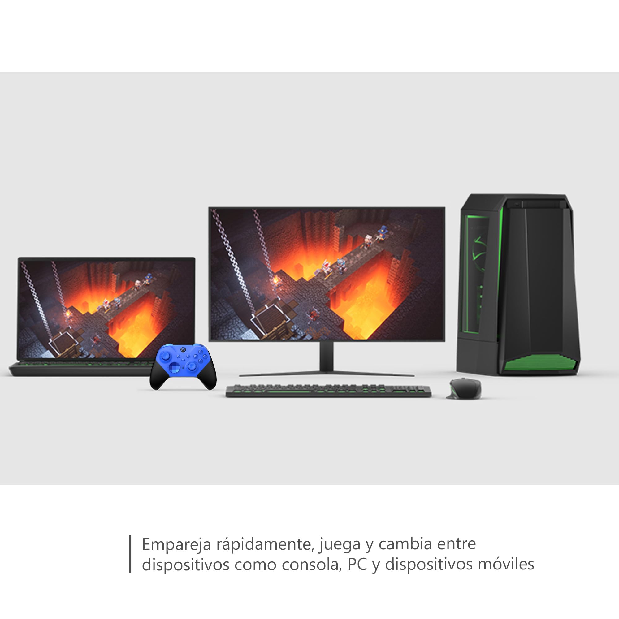 Xbox Wireless Controller Elite Series 2 Blue Series X|S, One, Windows 10/11, iOS y Android