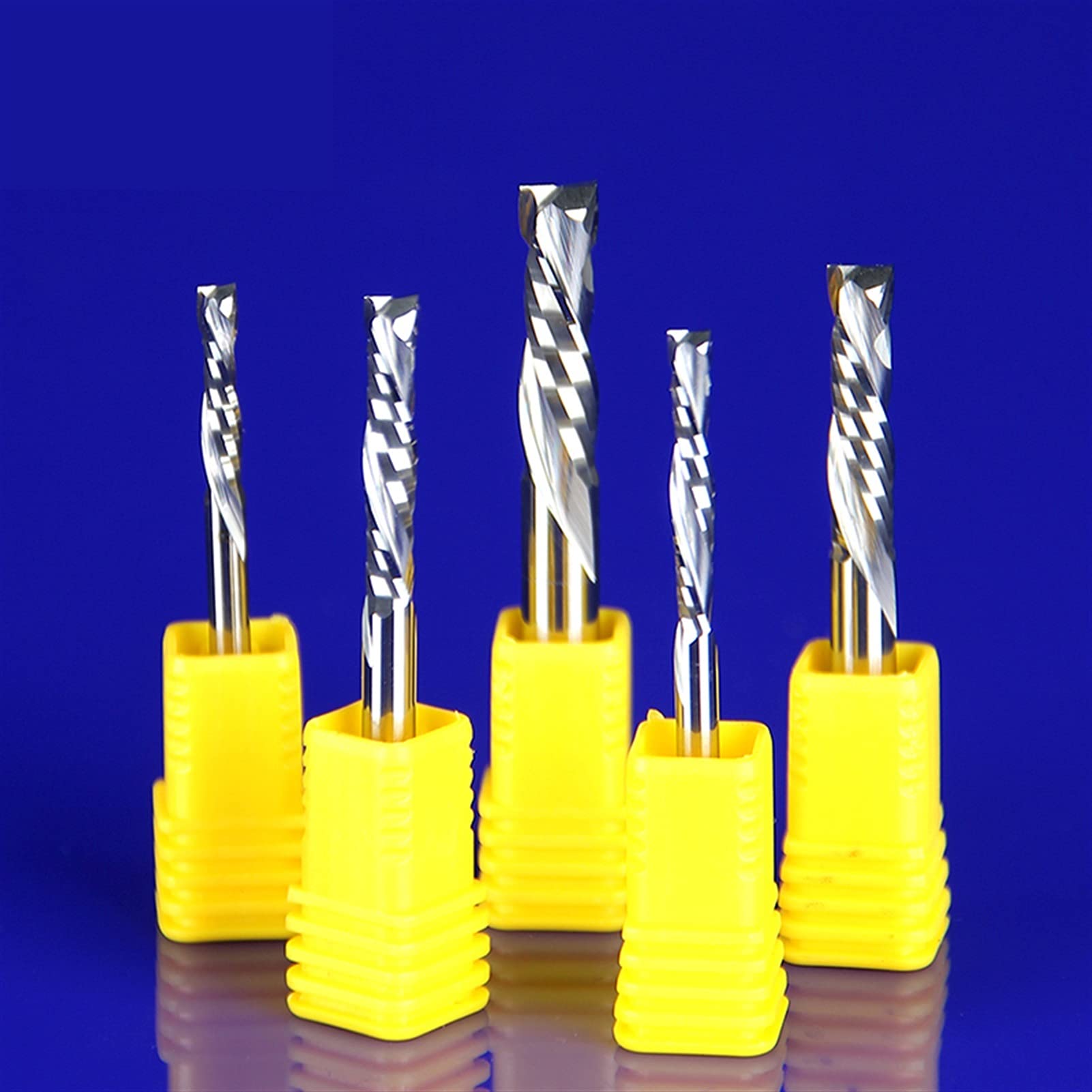 BERWENNY Double Flutes Composite Wood Milling Cutter End Mill Carbide Woodworking Engraving Machine CNC Tools Router Bit (Cutting Edge Length : 8x8x35)