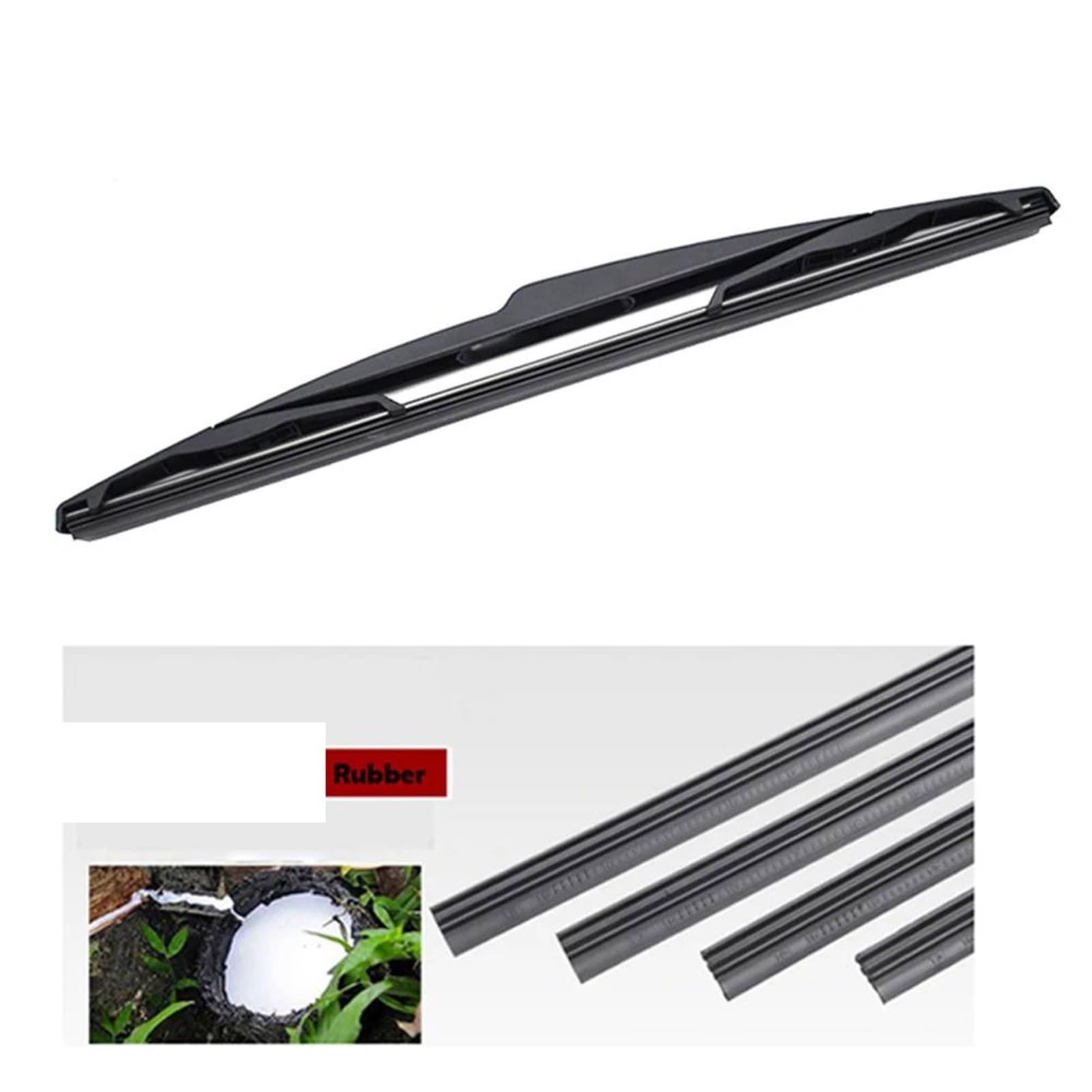 Kit Set Braccio E Spazzola Tergicristallo Posteriore da 12" per Citroen C1 MK1 2005-2014 Parabrezza Parabrezza Portellone Posteriore Finestrino Spazzola Antipioggia Tergicristallo