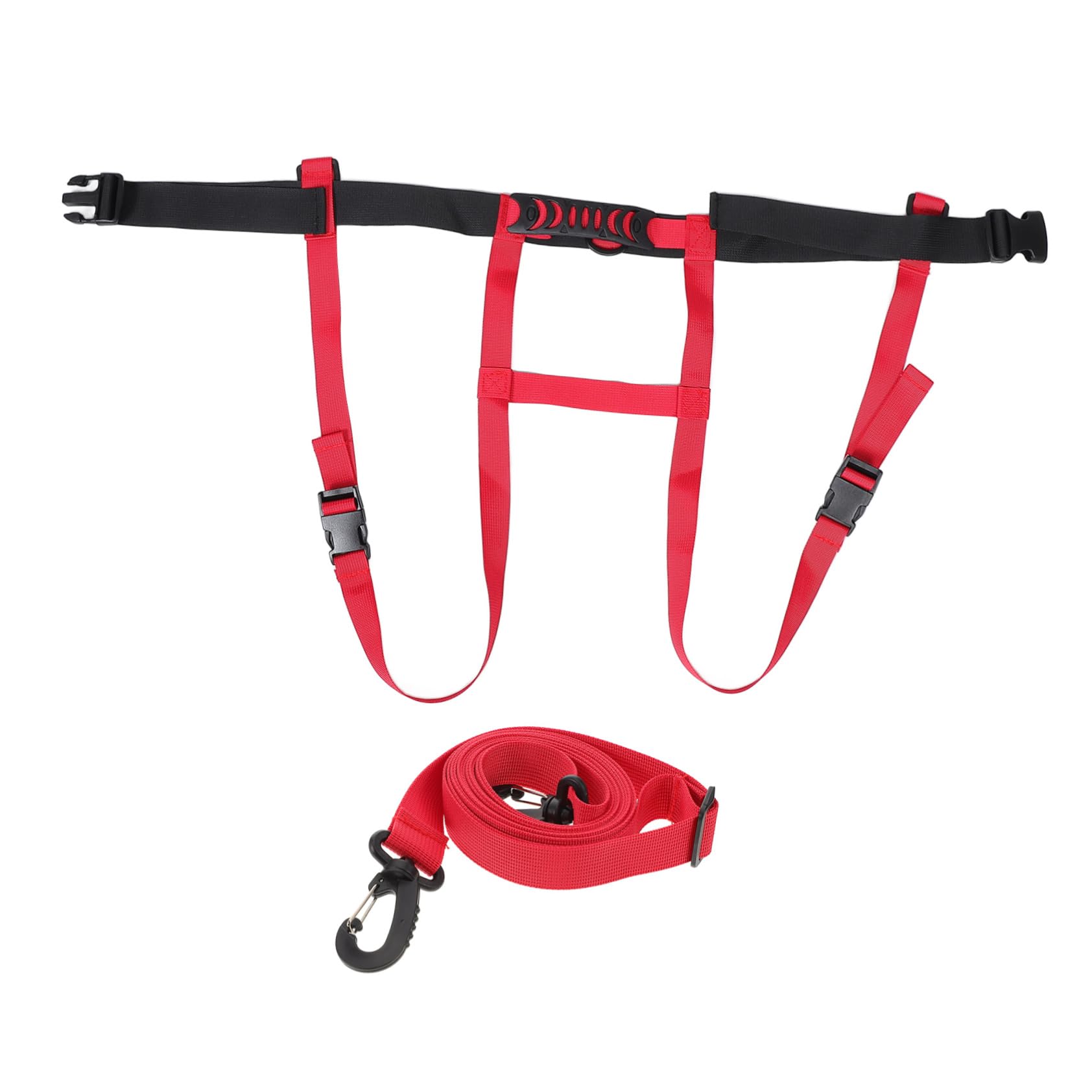 BESPORTBLE Ski and Snowboard Harness for Children Boys and Girls Skiing Traction Strap Red Ski Training Harness