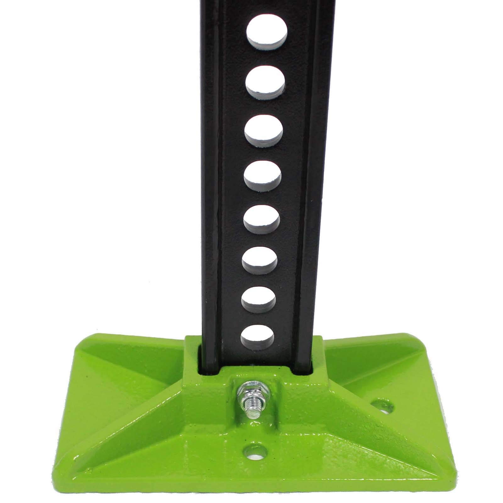 TRUTZHOLM Farm Jack Wagenheber Stockwinde Offroad 150 cm 60 Zoll 3 t | Hubhöhe 11–130 cm, für ATV und 4x4, geschweißtes Stahlgestell, großer Hebelarm, fertig montiert, ca. 15 kg