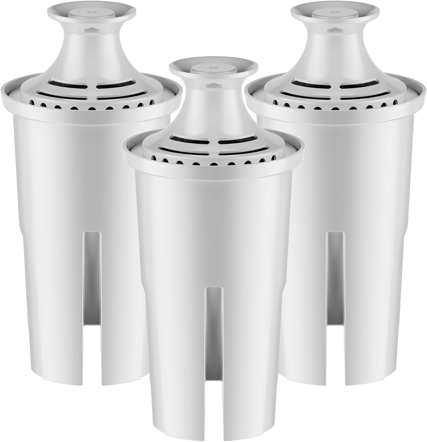 Replacement for Brita Water Filter Pitchers Dispensers, Classic 35557, Ob03, Mavea 107007, Pitchers Grand, Lake, Capri, Wave and More, Reduce Chlorine and Bad Taste, Lasts Two Months or 40 Gallons (3)