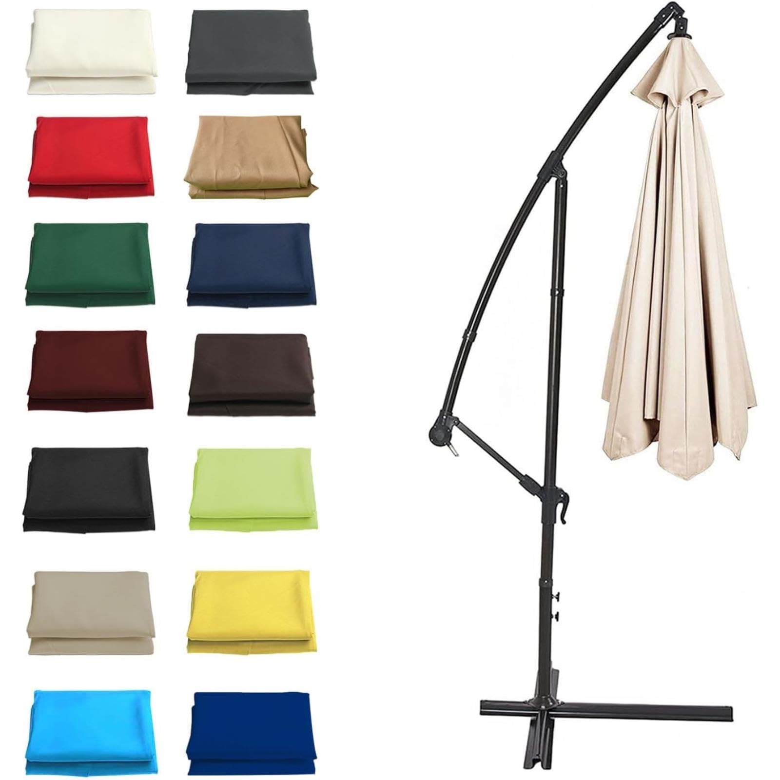 Toldo de repuesto para sombrilla exterior que soluciona filtraciones