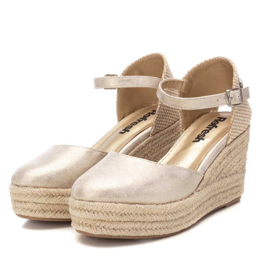 REFRESH - Sandales à talons compensés Femme - Chaussures confortables et polyvalentes – Mode décontractée