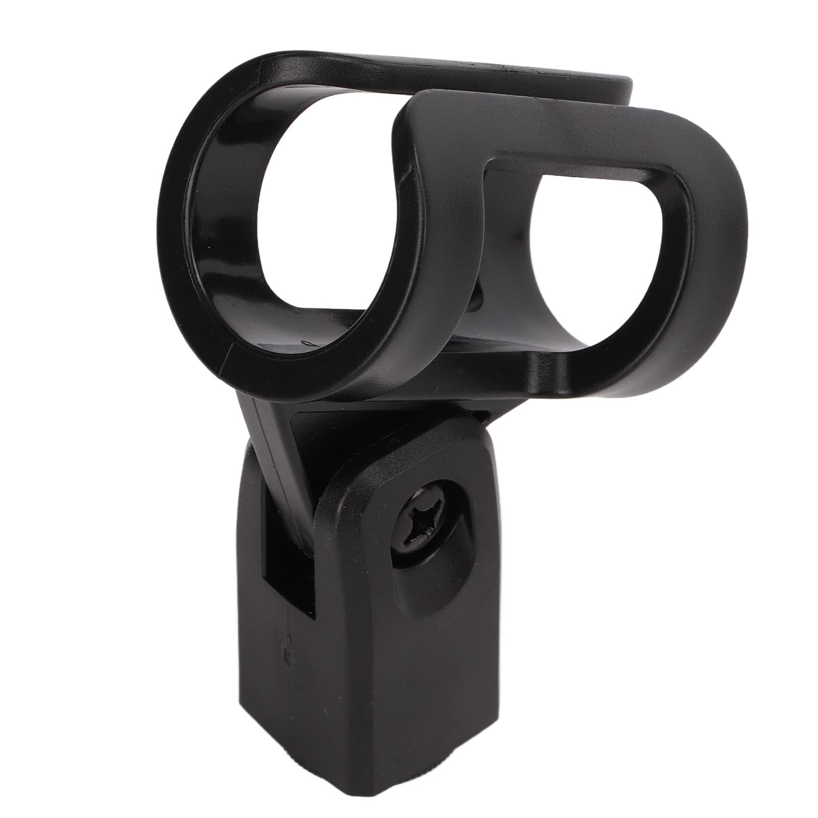 Adjustable Microphone Clip with 5/8 Screw Hole, Lightweight Plastic Universal Holder for Tripod, Easy Installation