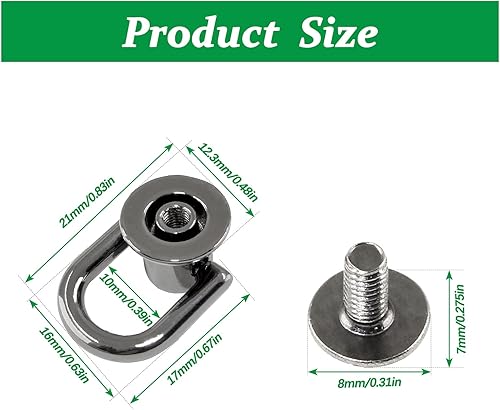 Miniatura 10 de Unlorspy Remaches de anillo D