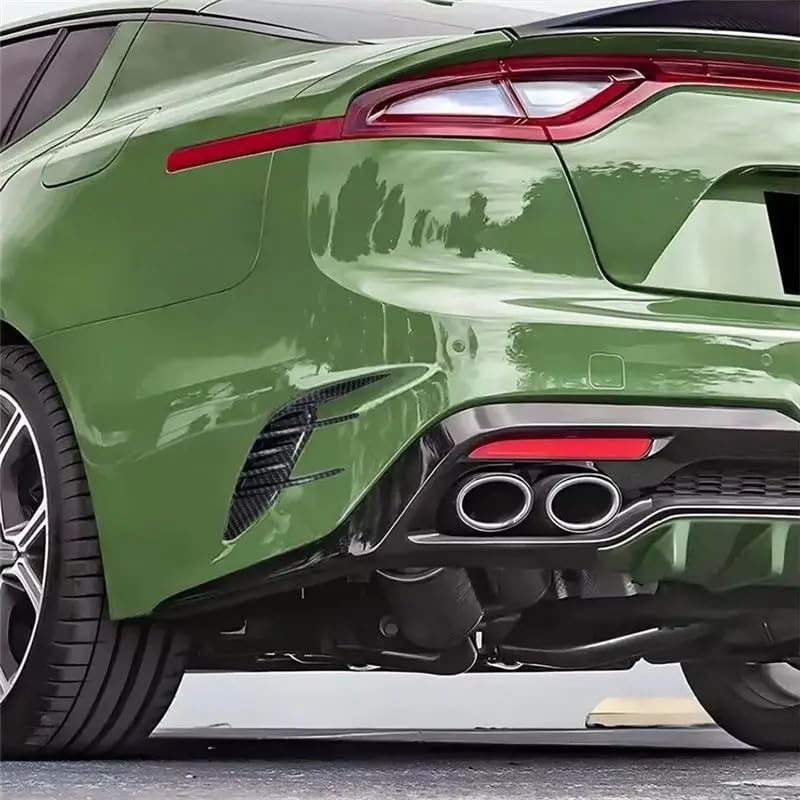 Alerón cubierta decorativa de capó efecto carbono para KIA Stinger 2017-2023 2