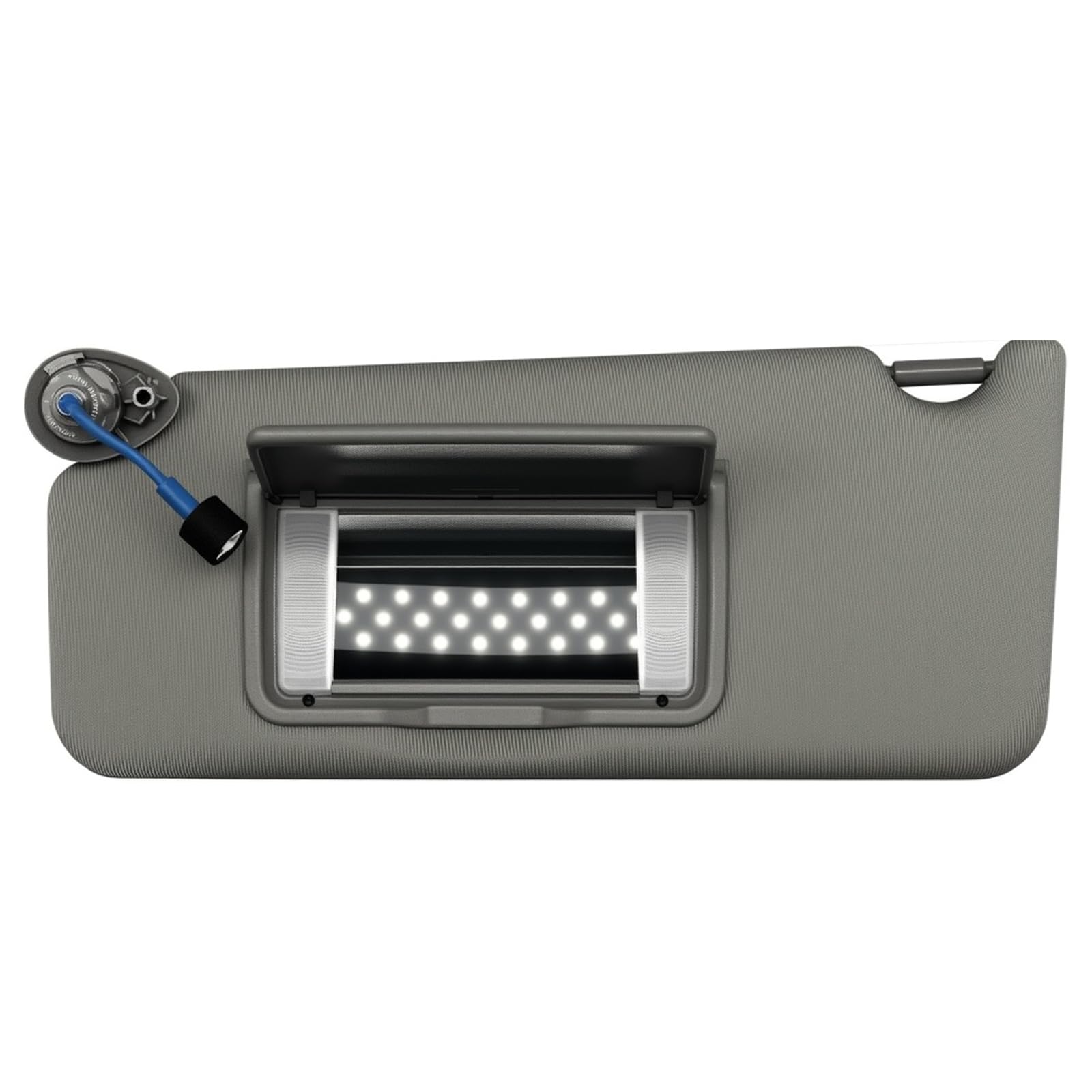 Amazon.com: Driver Left Side Gray Sun Visor with Mirror Light Fit