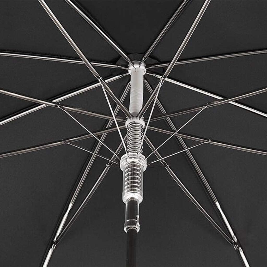 Portable Umbrella for Travel Long Handle Big Golf Umbrella Travel Parasol Rain Umbrella Men Quality 8K Strong Double Windproof Glassfiber Umbrella Outdoor(B)