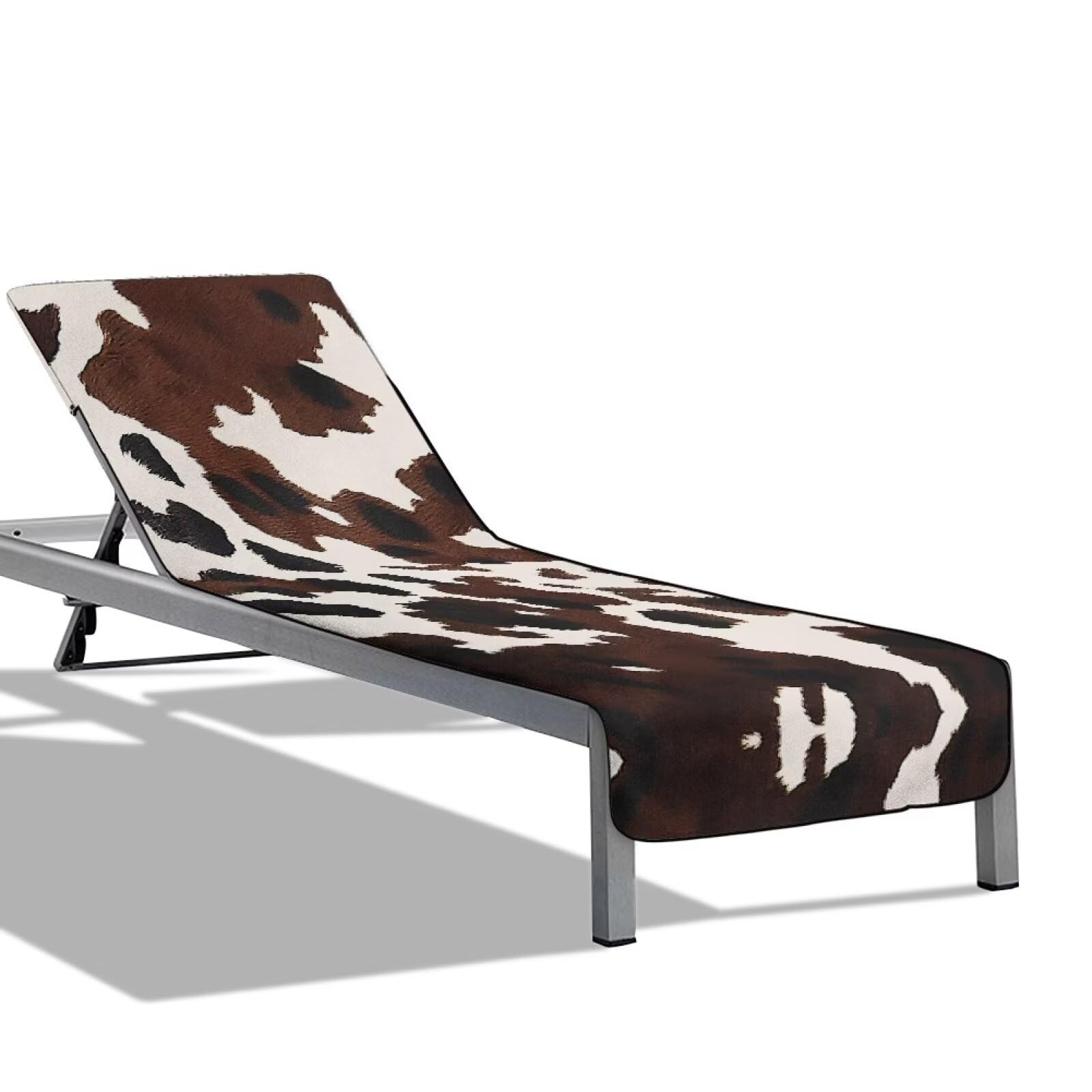 Kathyboom Cowhide Beach Blankets Sand Proof Beach Mat Super Absorbent Beach Mat Chaise Lounger Cover for Hotel Outdoor Picnic Sunbathing Lawn Decorative Covers for Beach Chair
