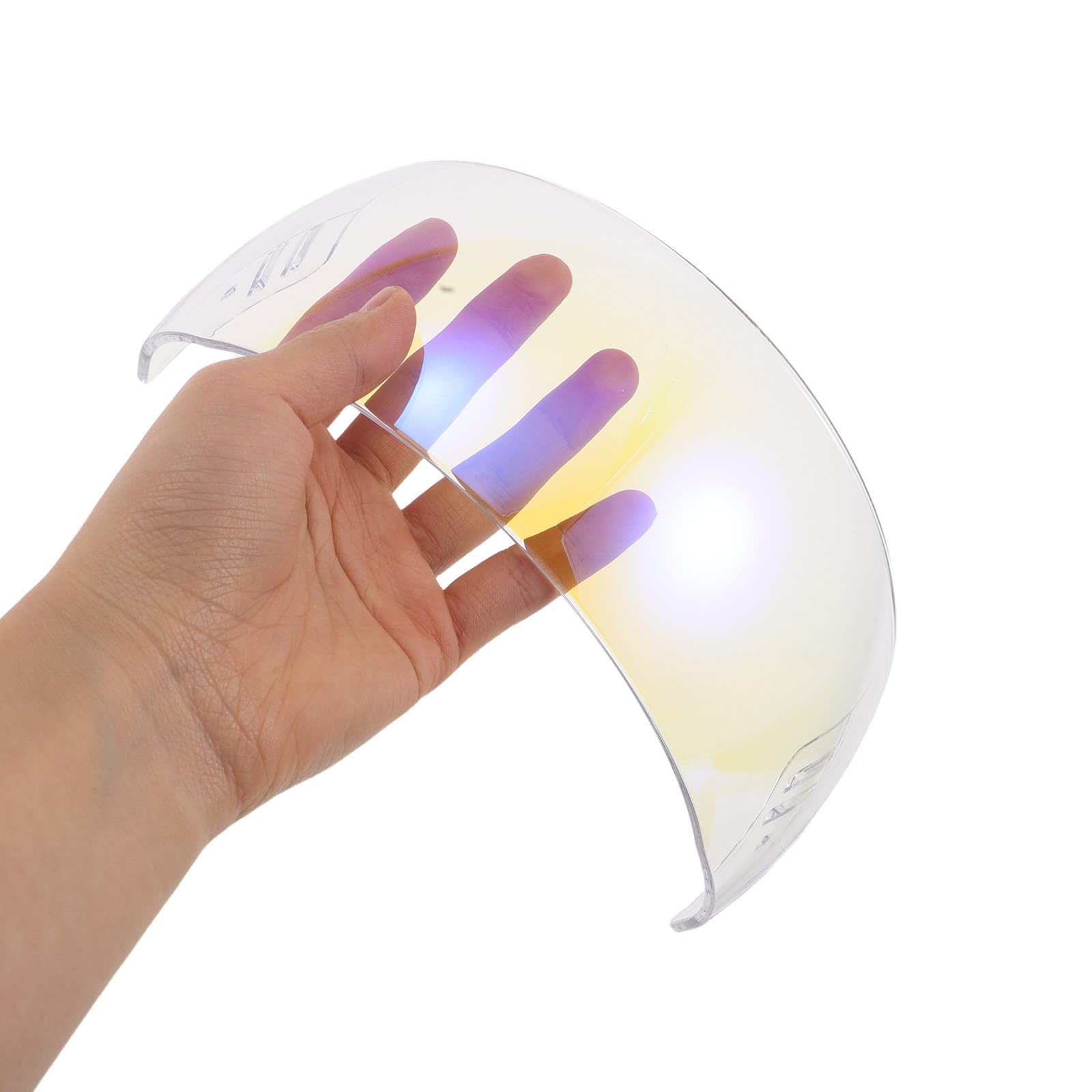 MAGICLULU Visera Antiempañante y Antirayaduras para Casco de Hockey sobre Hielo, Cubierta Protectora Transparente Ventilada para Protección Facial y Ocular, Resistente a Roturas, Compatible