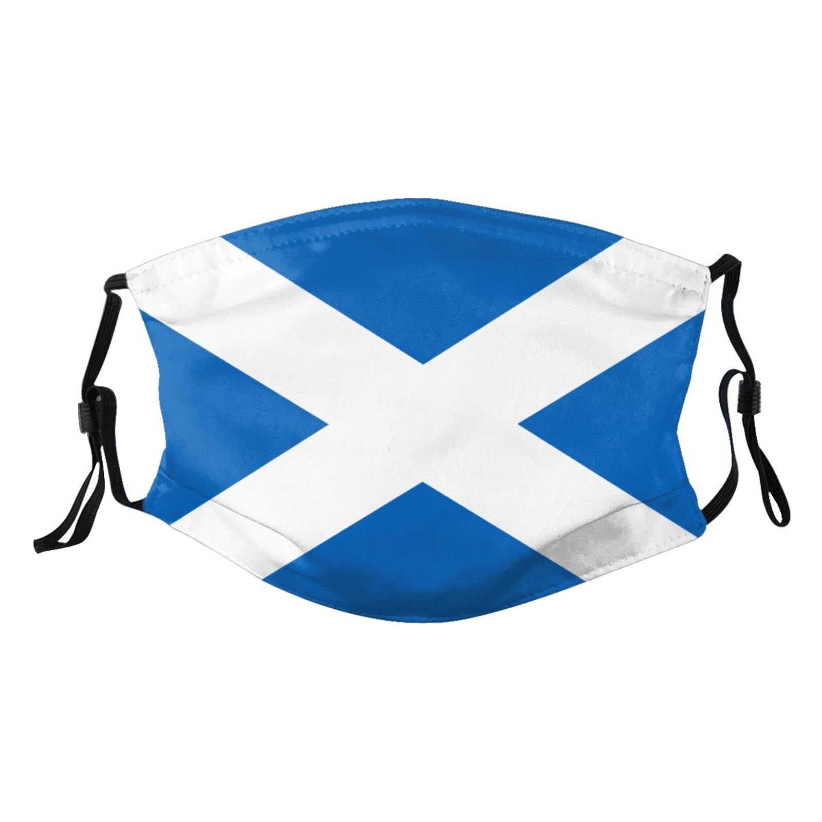 Scotland Flag Adult Dust Mask Adjustable Dust Face with 2 Filter