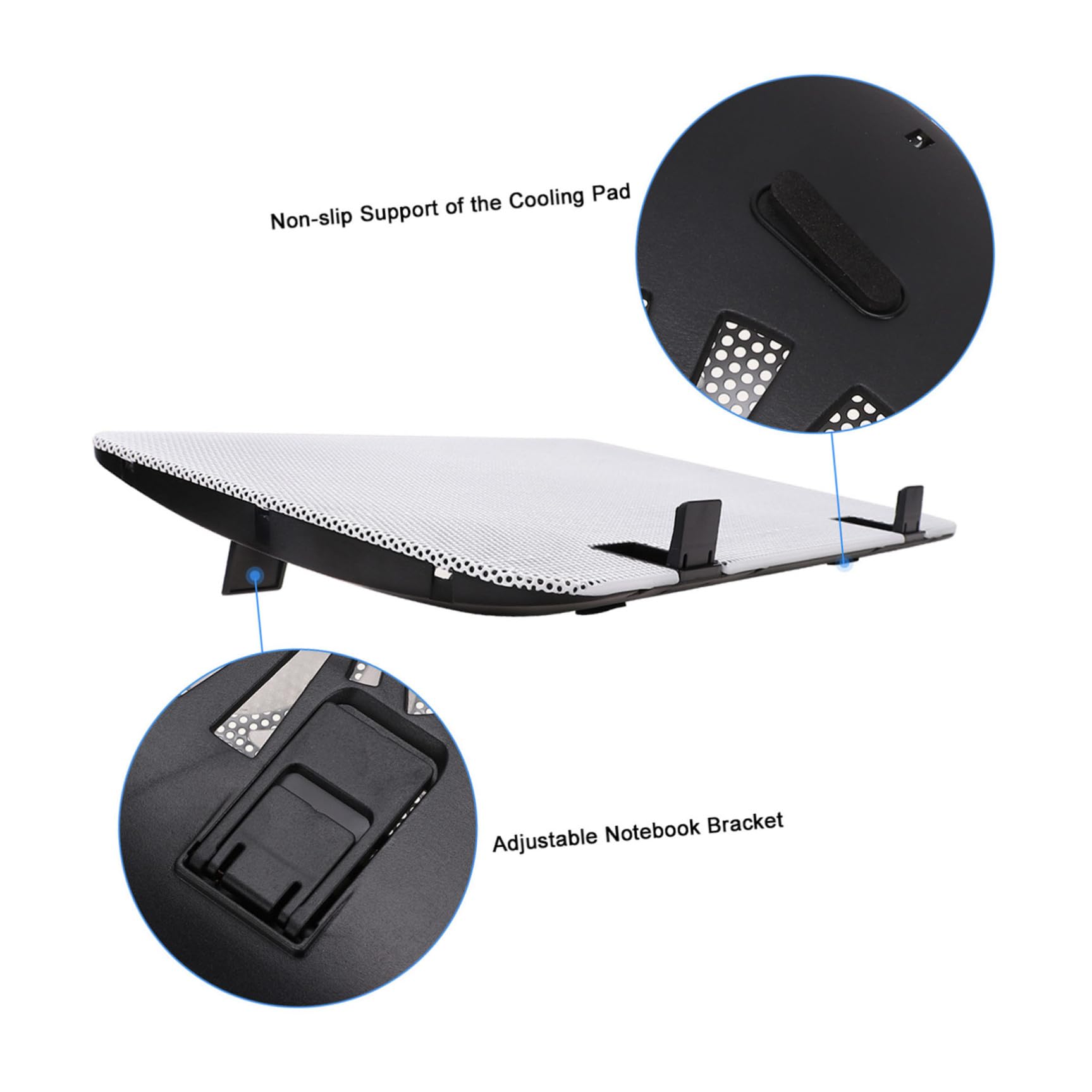 Supporto di Raffreddamento Notebook 15, 6 Pollici con Ventola