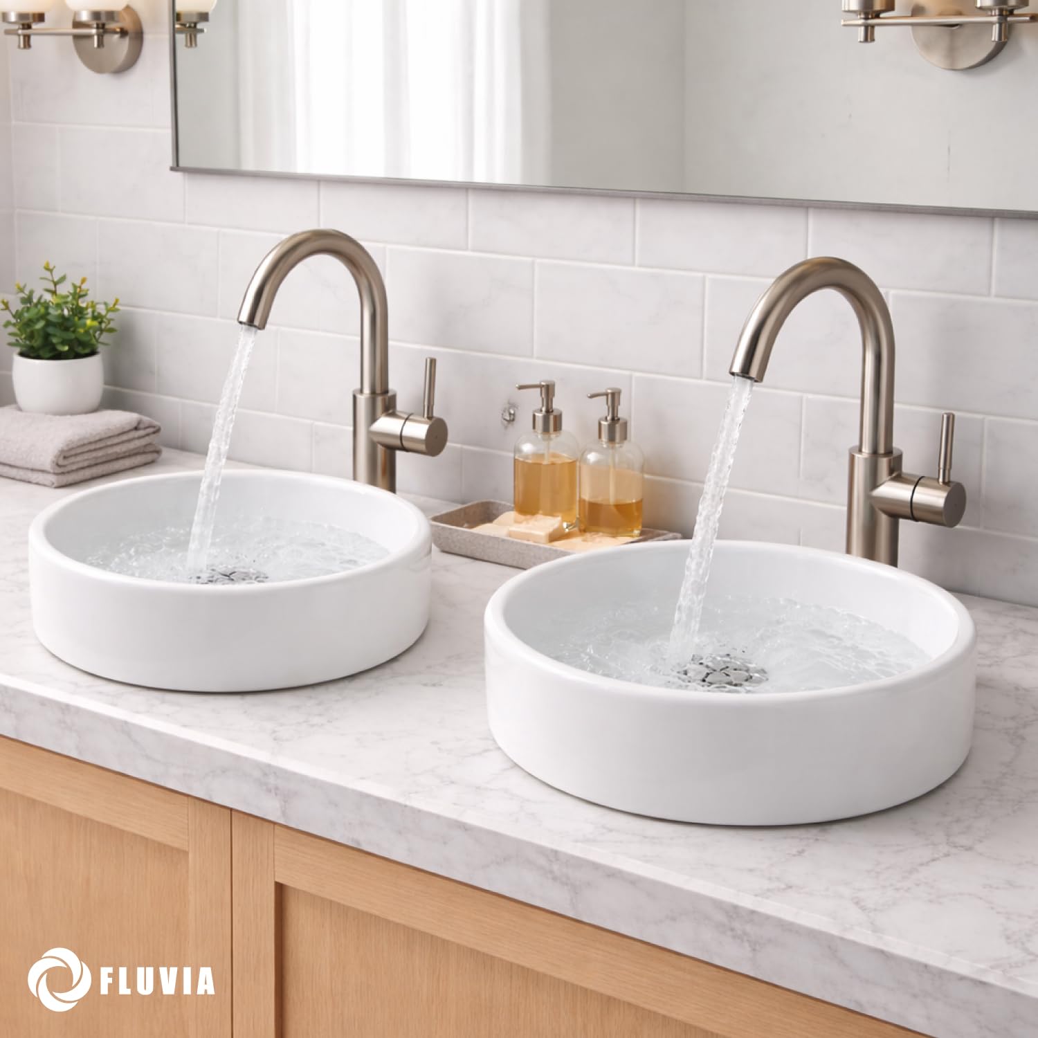 Sifón Doble Curvo para Fregadero 2 senos, Desagüe de Cocina, PVC Blanco, Sistema de Drenaje con Conexión Múltiple — view 5