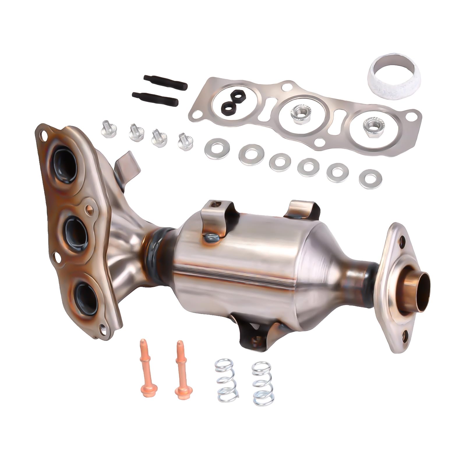 Catalizzatore con parti di montaggio Compatibile con C1 (PM_, PN_) 107 (PM_, PN_) AYGO (_B1_) Sostituzione per 0342L5 171400Q010