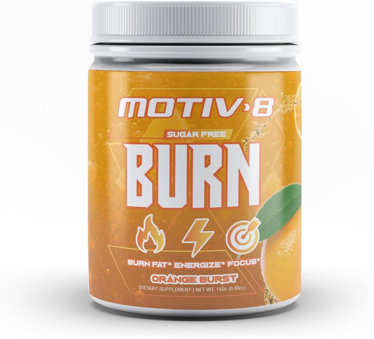 Pre-Workout Performance, Sugar Free Pre-Workout, Boost Energy and Focus, Improve Workouts, Enhances Mood (30 Servings, Orange Burst)