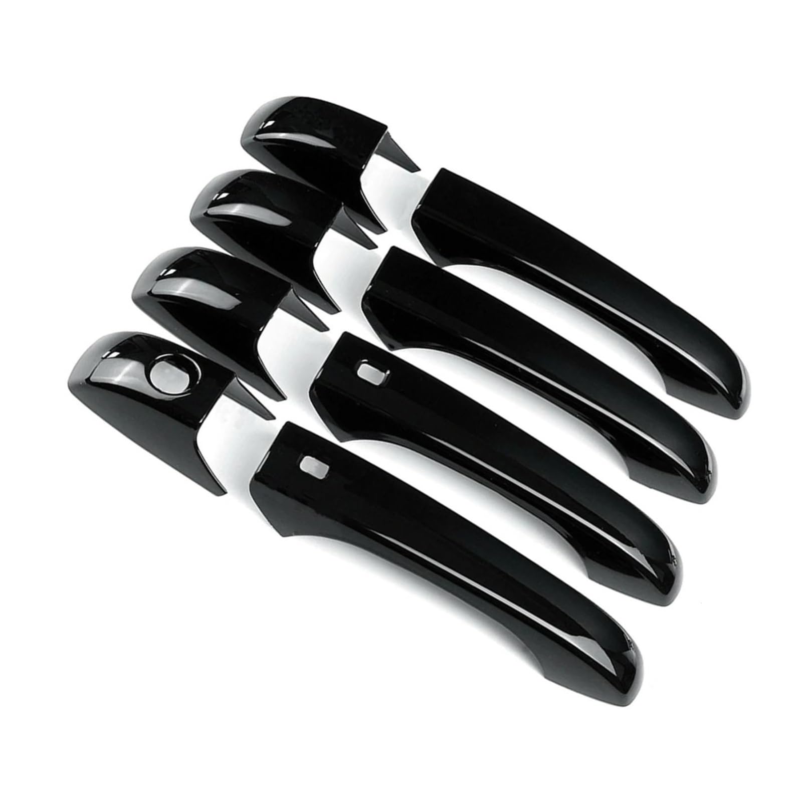 DUDUYANG Car Outside Door Handle for Chrysler 200 for Town & for Country 2011 2012 2013 2014 Gloss Black Exterior Door Handles