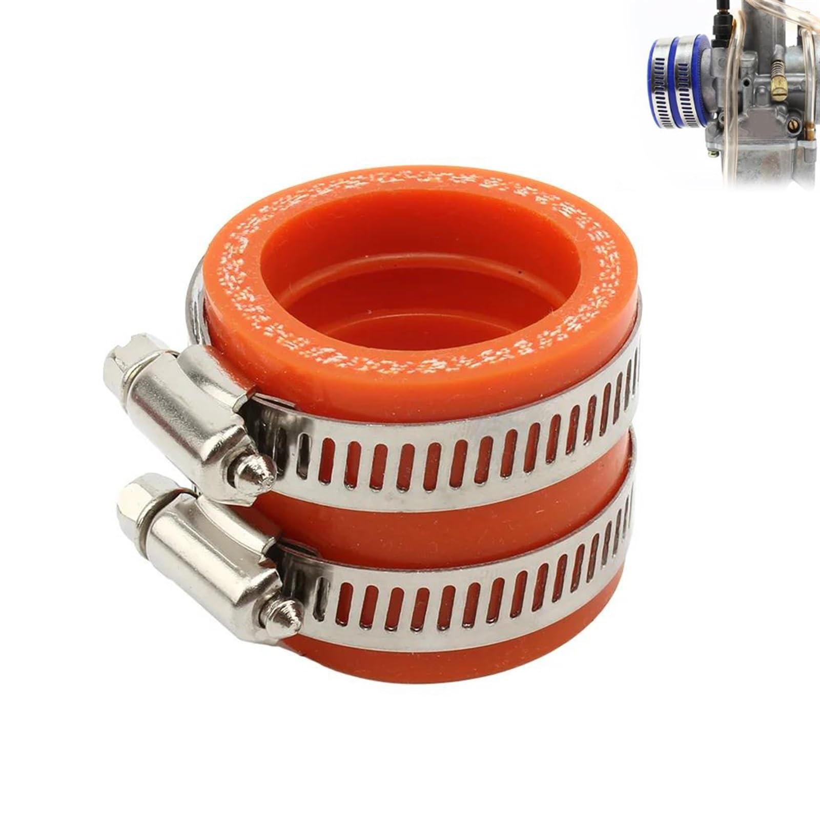 Motorcycle Carburetor Rubber Adapter Inlet Intake Pipe 35mm 40mm 45mm for KEIHIN for MIKUNI OKO KOSO for PWK Accessory