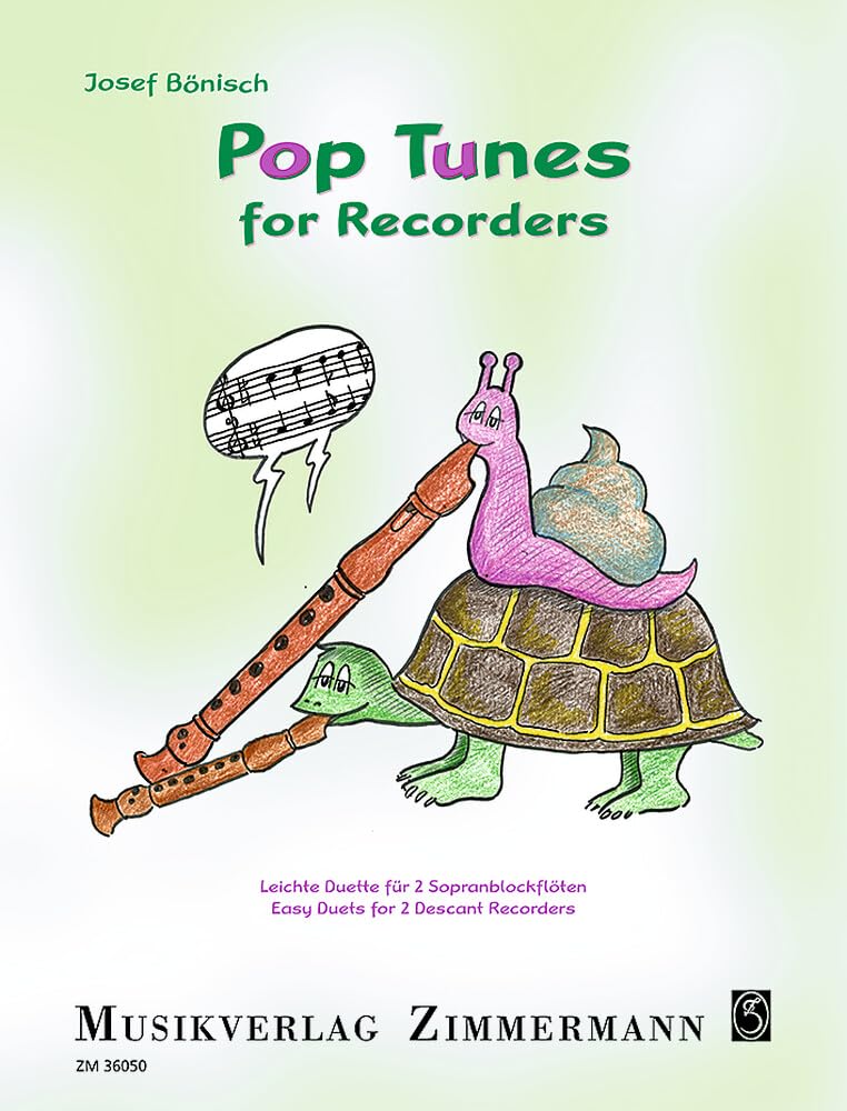 Pop Tunes for Recorders: Easy Duets. 2 descant recorders.