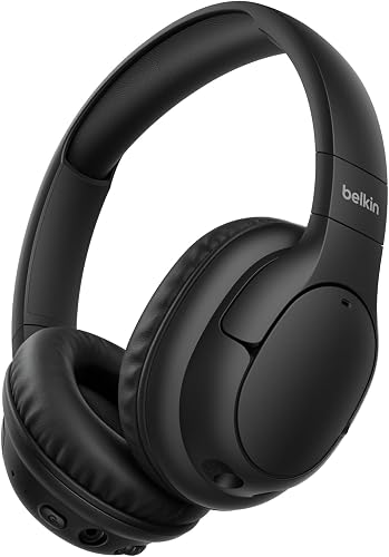 Belkin SoundForm Play Kids Headphones Wireless, 45H Playtime - Black
