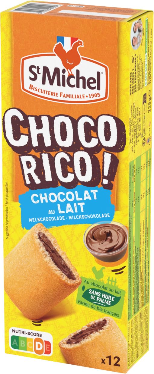 ST MICHEL - Milchschokolade Chocorico – 12 Packungen à 225 g