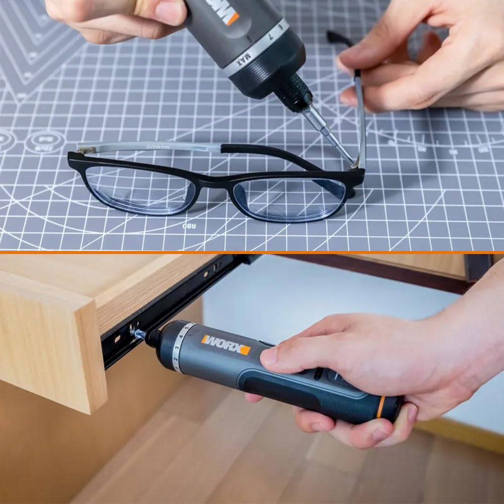 WORX WX242 Akku-Schraubendreher 4V + 30 Bits