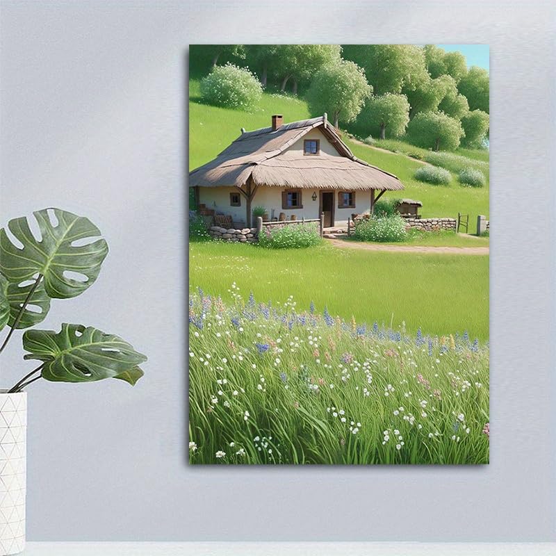 Toile imprimée paysage pastoral décoration maison salon 55x75