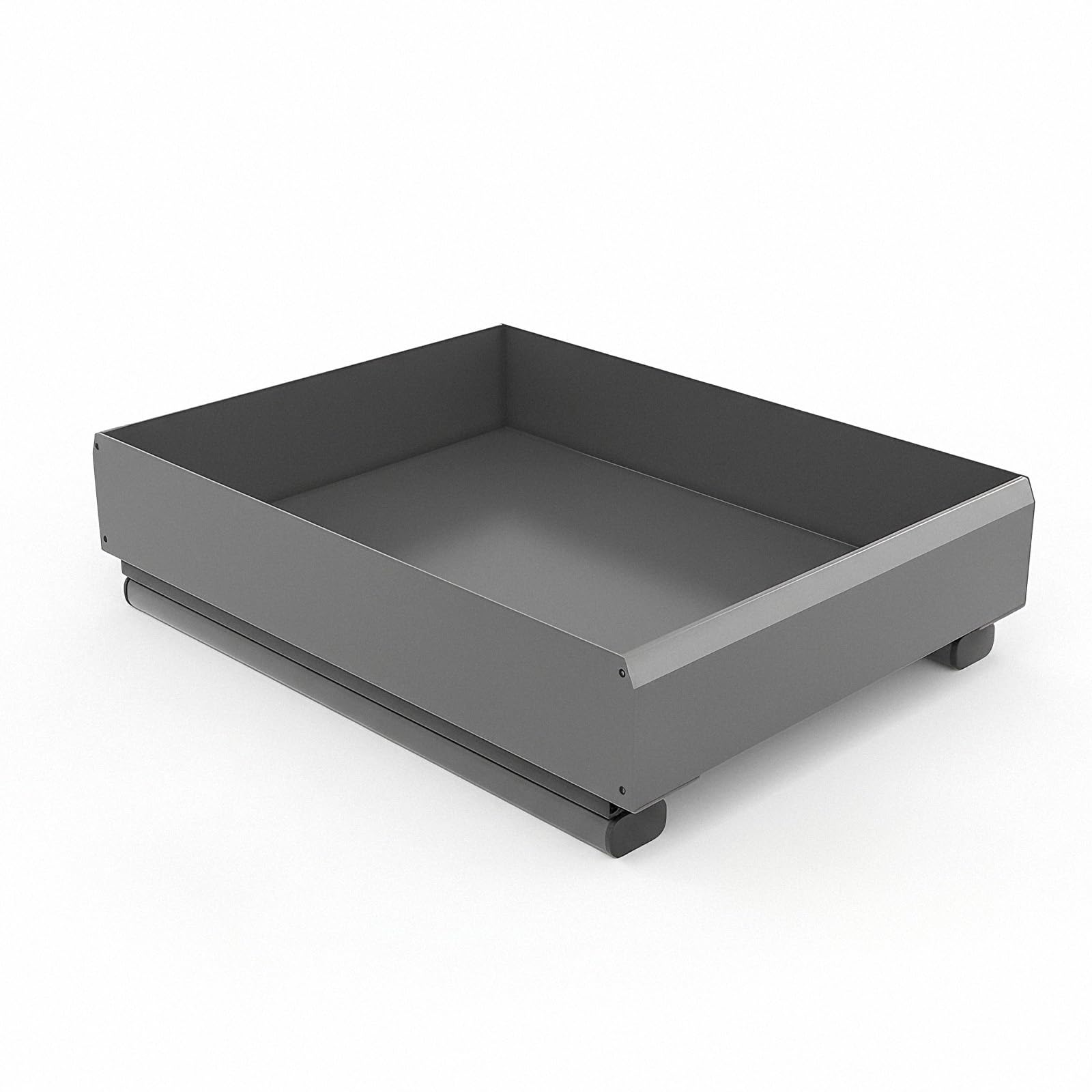 Meuble d'angle coulissant en aluminium pour cuisine - Solution de rangement pour casseroles et poêles - Optimise l'espace de rangement