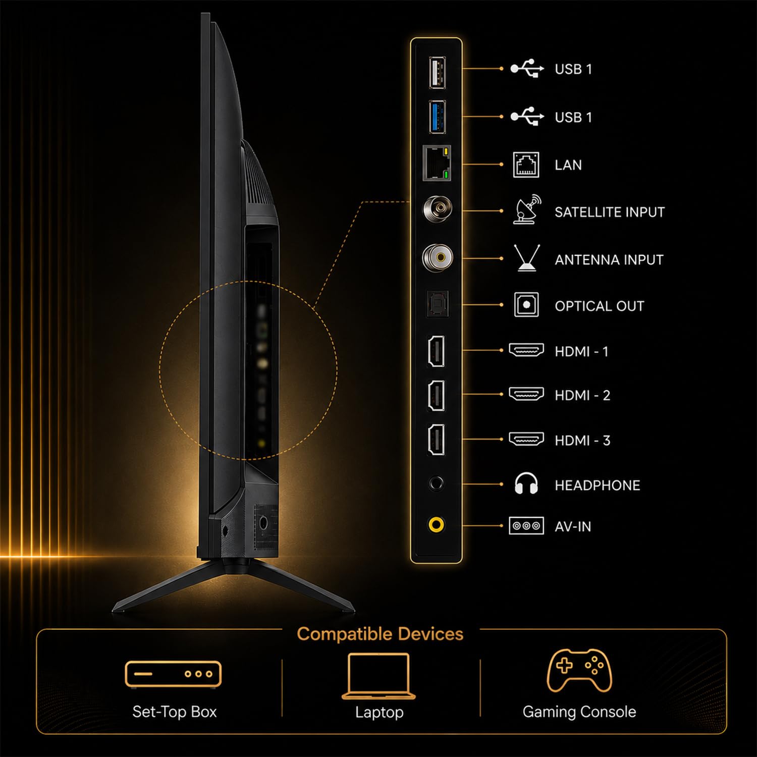 Vu California 164cm (65 inches) Smartchoice Glo MiniLED 4K TV VUGLOMINILED 2026 — Amazon image 8