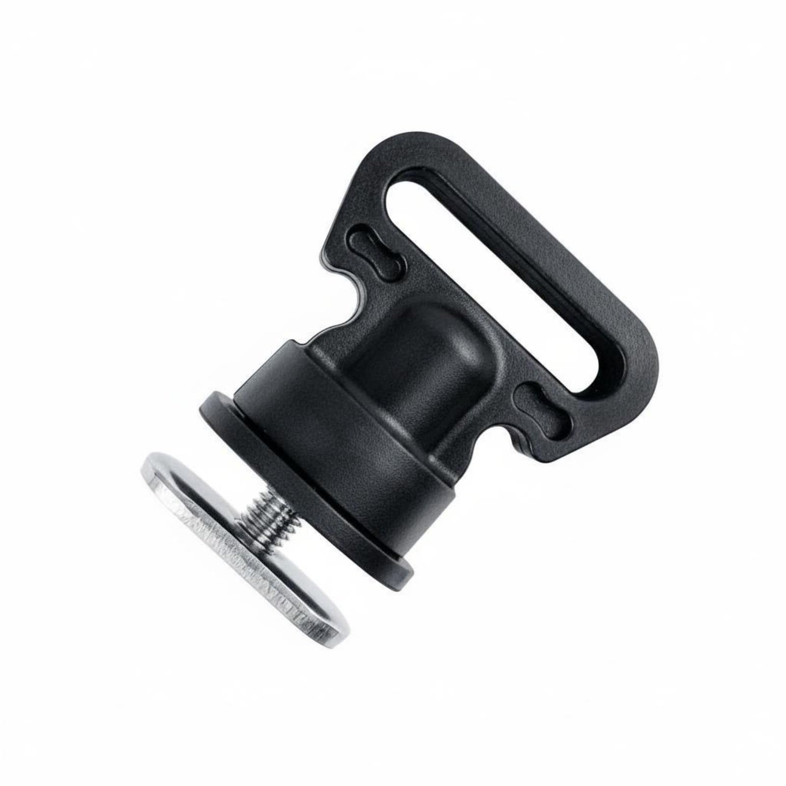 Multi-Functional Track Mount Tie Down Eyelet Marine Grade Kayak Track Tie Down Wide Compatibility Mount Anchor Point for Kayakers, Anglers, Kayaking, Fishing, Square Nylon Ring-image-5