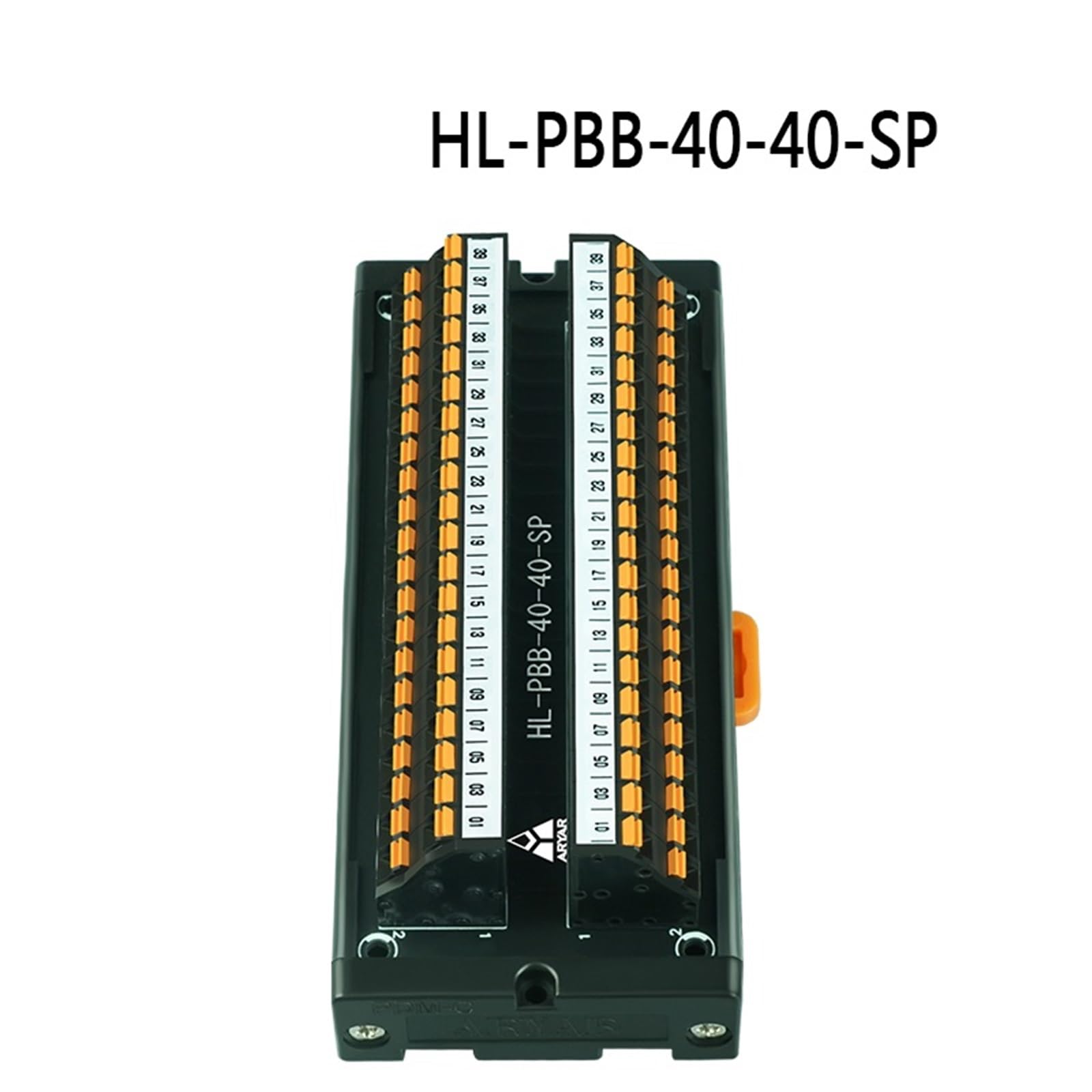 1 Uds., 5-400V, 40 canales a 40 canales, carril DIN y montaje en Panel for distribución de fuente de alimentación, placa divisora ​​de cableado rápido