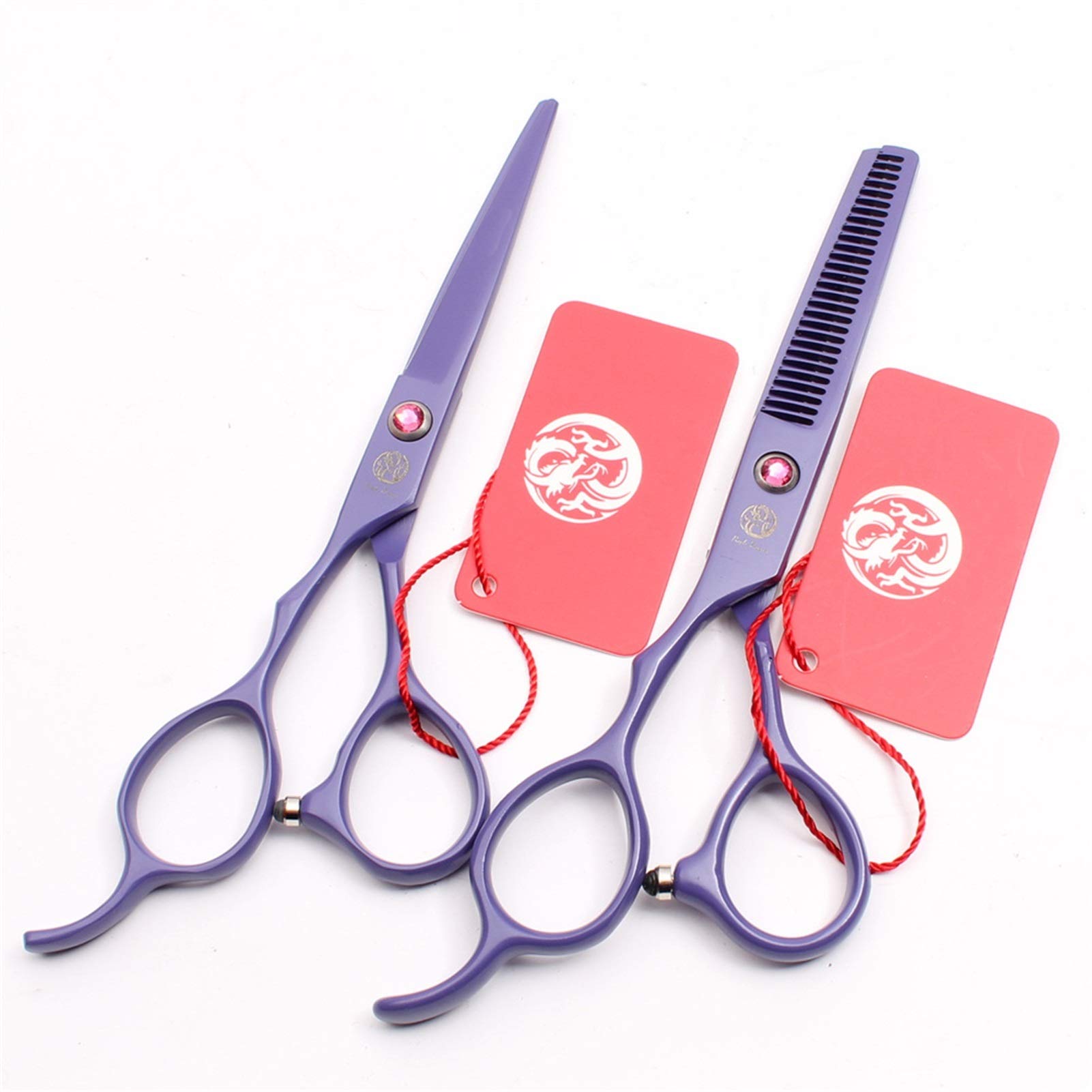 Haarschneideschere linkshänder，Haarschneideschere, Professionelles Friseur-Scherenset ， Haarschneideschere | 6,0 ”Edelstahl