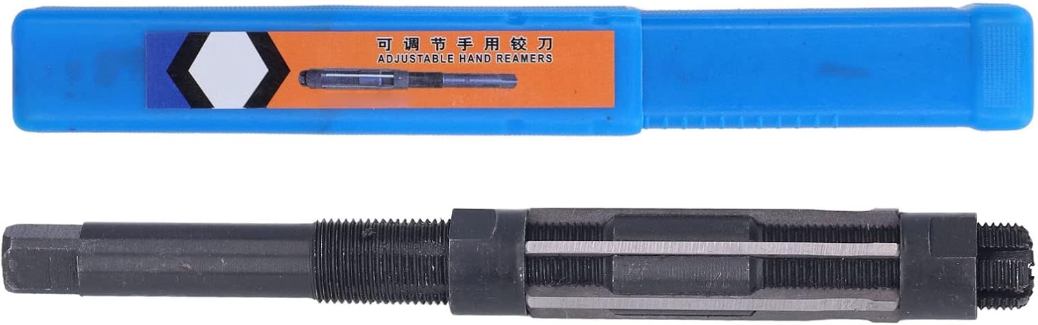Adjustable Hand Reamer 23mm to 26mm High Speed Steel Tool Compatible with Drilling Machine Precision Reaming Set Includes Chuck Key
