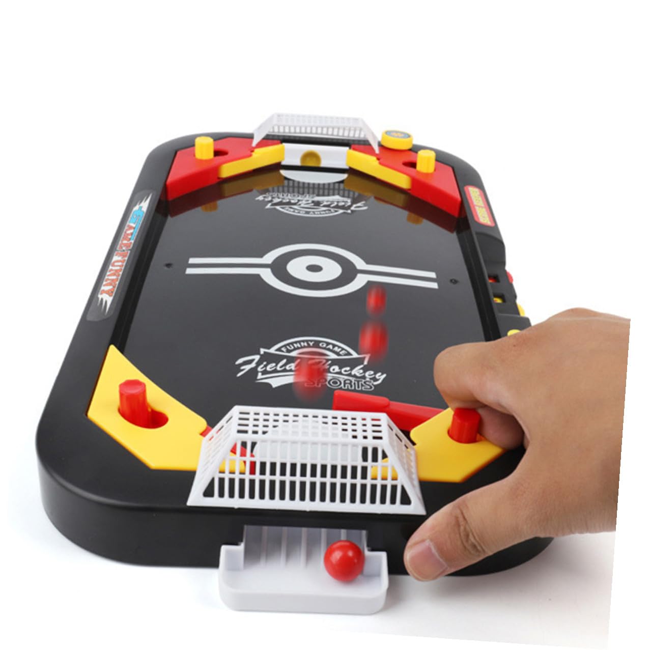 Baby-Foot et Table de Hockey sur Glace, Plastique Résistant aux Chocs, Mini Jeu de Sport de Table Interactif, Jeu Éducatif pour Garçon et Filles et Famille, Loisirs D’intérieur