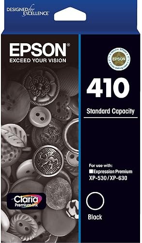 Miniatura 3 de Epson T410 Claria Premium - Tinta de capacidad estándar (T410020-S) para impresoras Select Expression Premium, color negro (paquete de 2)