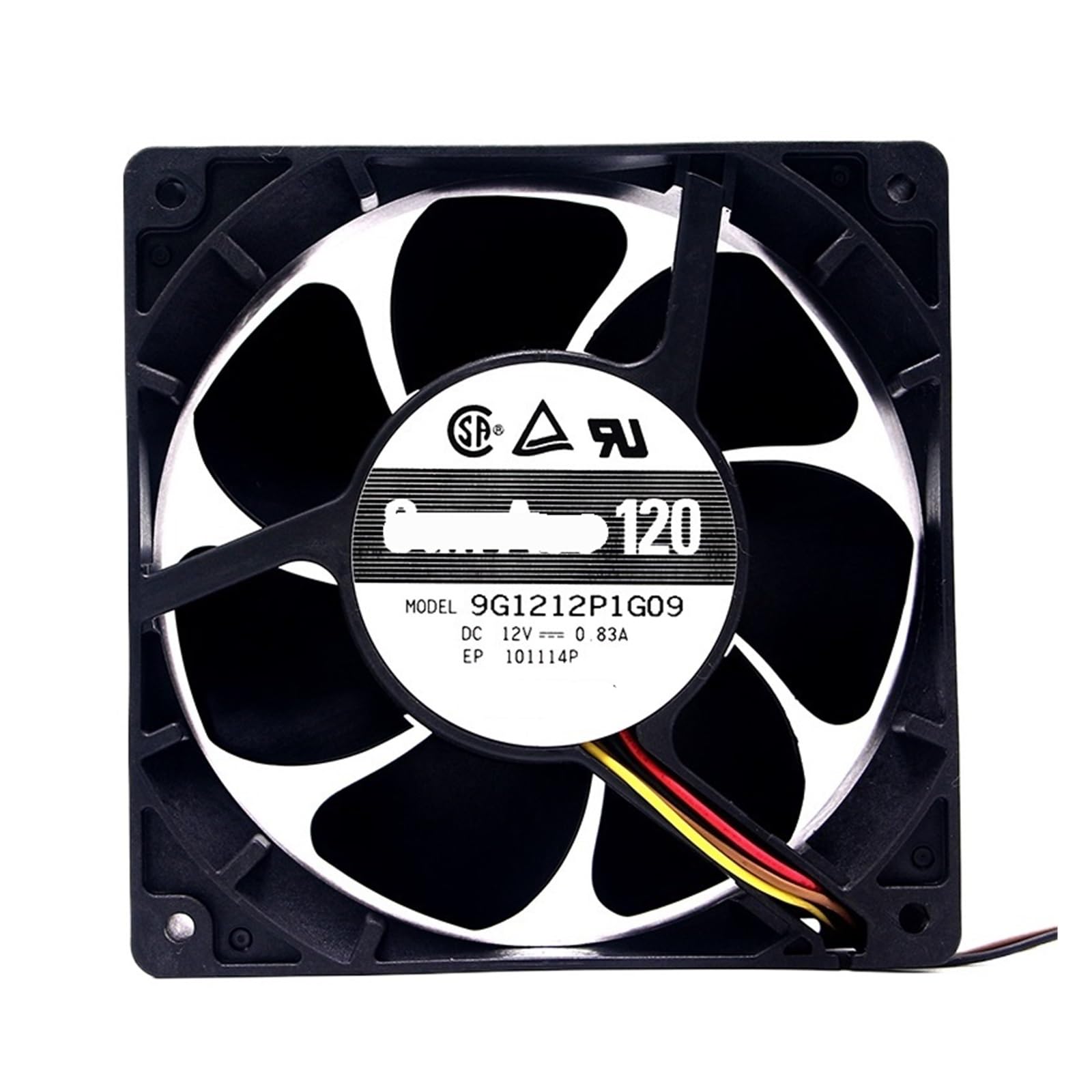 Fcarumiqp One Color 9G1212p1g04 120 120Mm 12Cm 12038 120X120x38mm Dc 12V 0.83A Cooling Fan