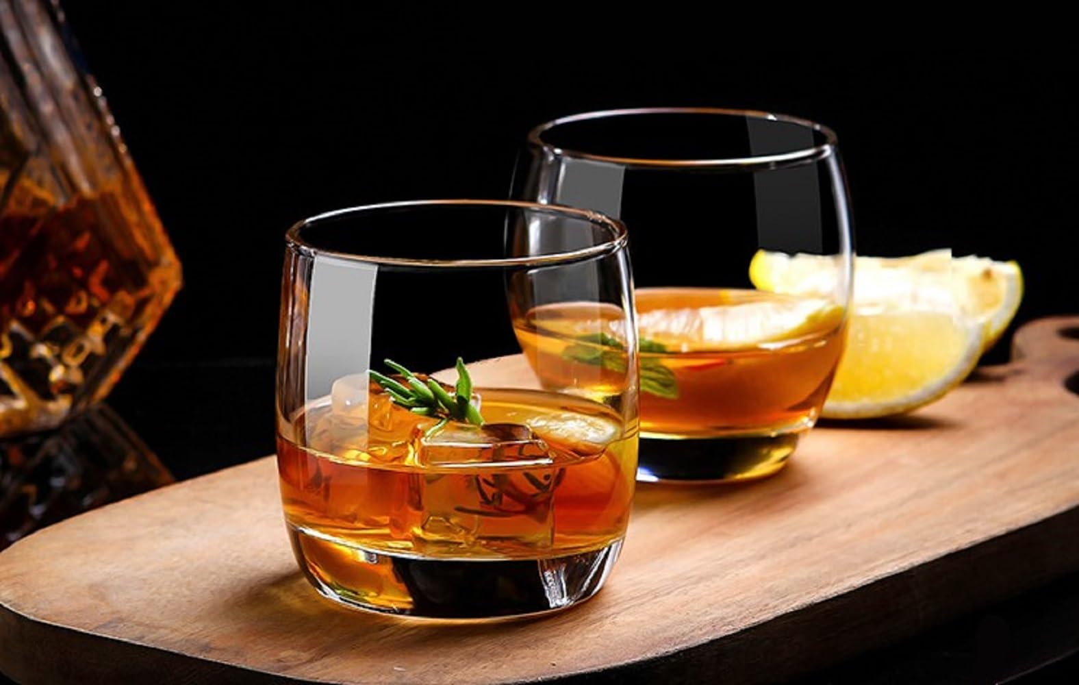 ROCKFORD Whiskey Glasses - Set of 6 Premium Italian Glassware -2