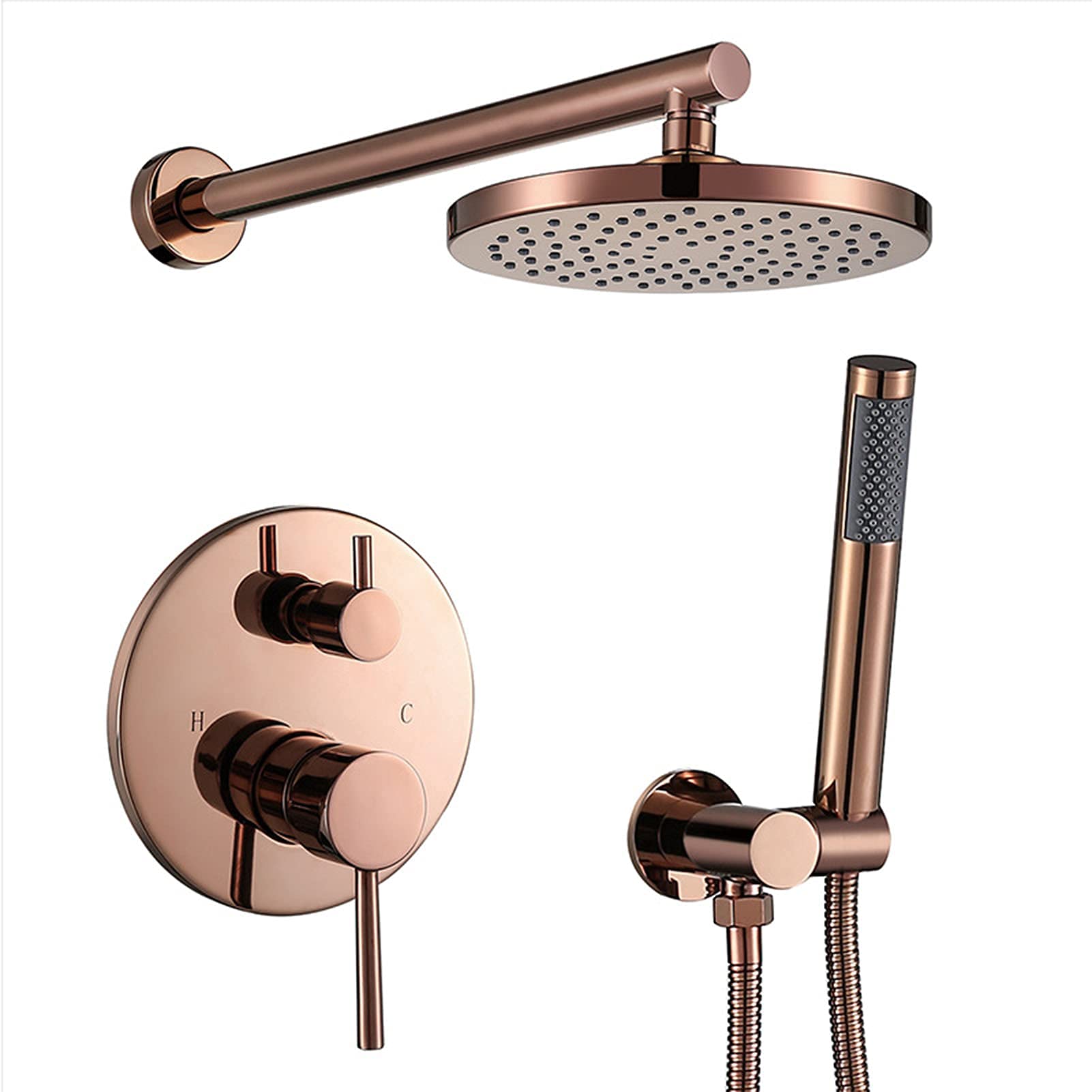 Système de douche mural pour salle de bain moderne et moments de détente sensorielle