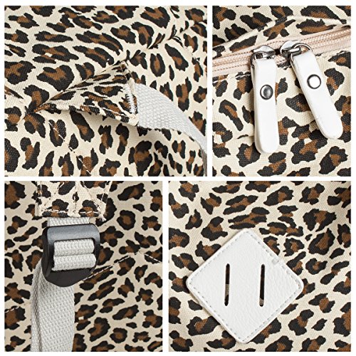 Delle ragazze delle donne leopardo della tela di