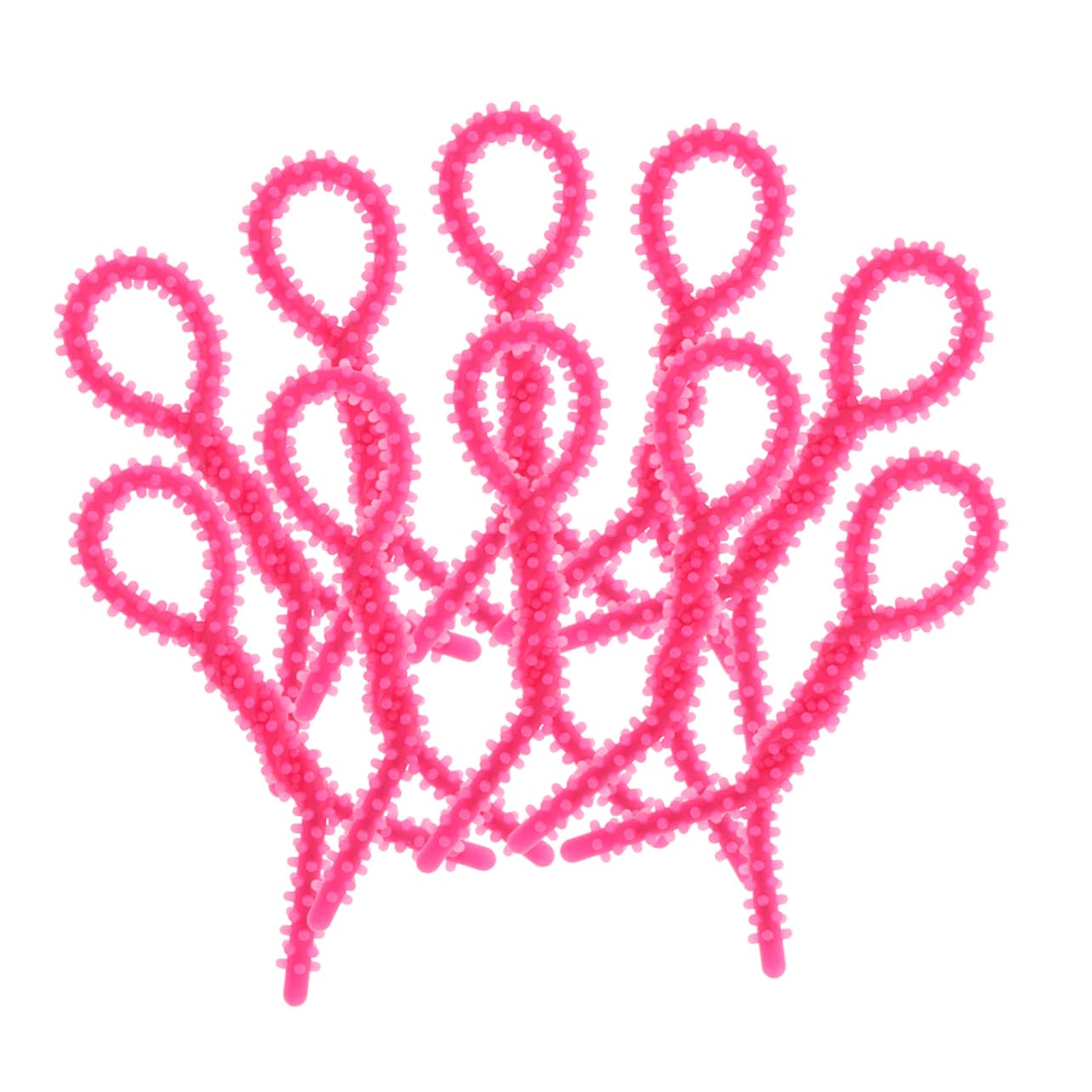 40 Piezas Varillas para Permanente de Silicona Flexibles Rizadores para Cabello y Color Rosa Herramientas para Peinados Mujeres