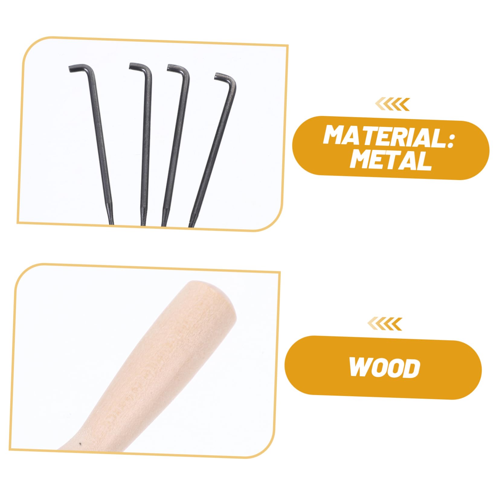 NUOBESTY 3sets Aghi Per Infeltrimento Lana Con Design Ergonomico Per Progetti Fai Da Te Utensile Pratico e Sicuro Per Principianti e Artigiani