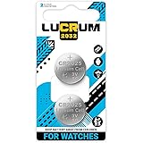Lucrum 2-Pack Watch Battery for Casio G Shock Replacement - CR2025 Watch Batteries Compatible with G-Shock GD-010 GD-100 GDF-100 GG-B100 GL-190 GL-7500 GLS-100 GLS-5500 GLS-6900 - CR 2025